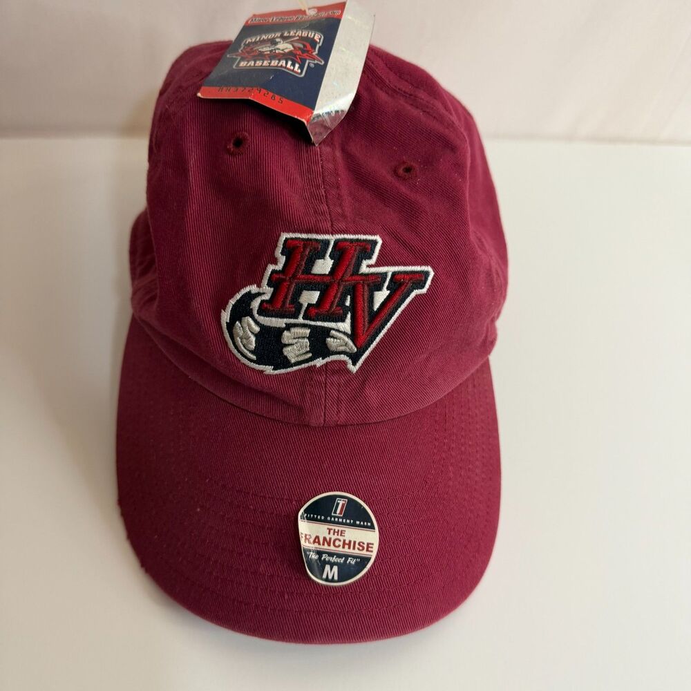 Hudson Valley Renegades MiLB Fitted Hat Cap Burgundy Size M NWT